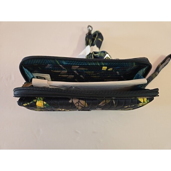 NWT Lug KICKFLIP 3 Convertible RFID Wallet Wristlet Crossbody DRAGONFLY - Picture 5 of 7